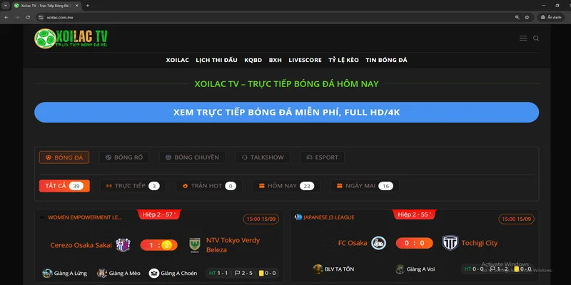 Nền Tảng Nào Xem Trực Tiếp Bóng Đá Đỉnh Nhất? 3 Xoilac - Nền tảng trực tiếp bóng đá hàng đầu hiện tại